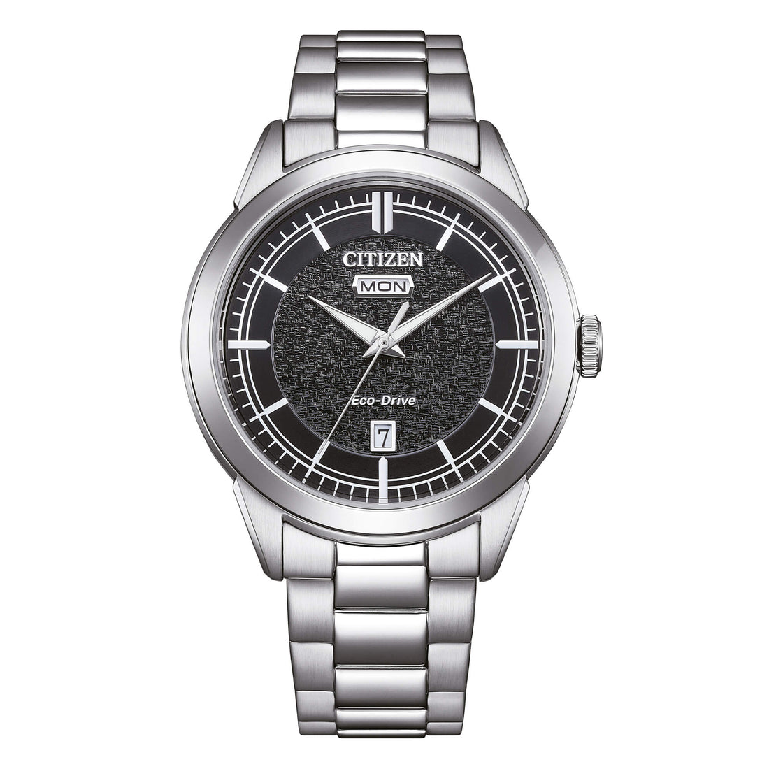 Orologio Uomo Citizen Nero Eco-Drive Acciaio Data AW0151-85E