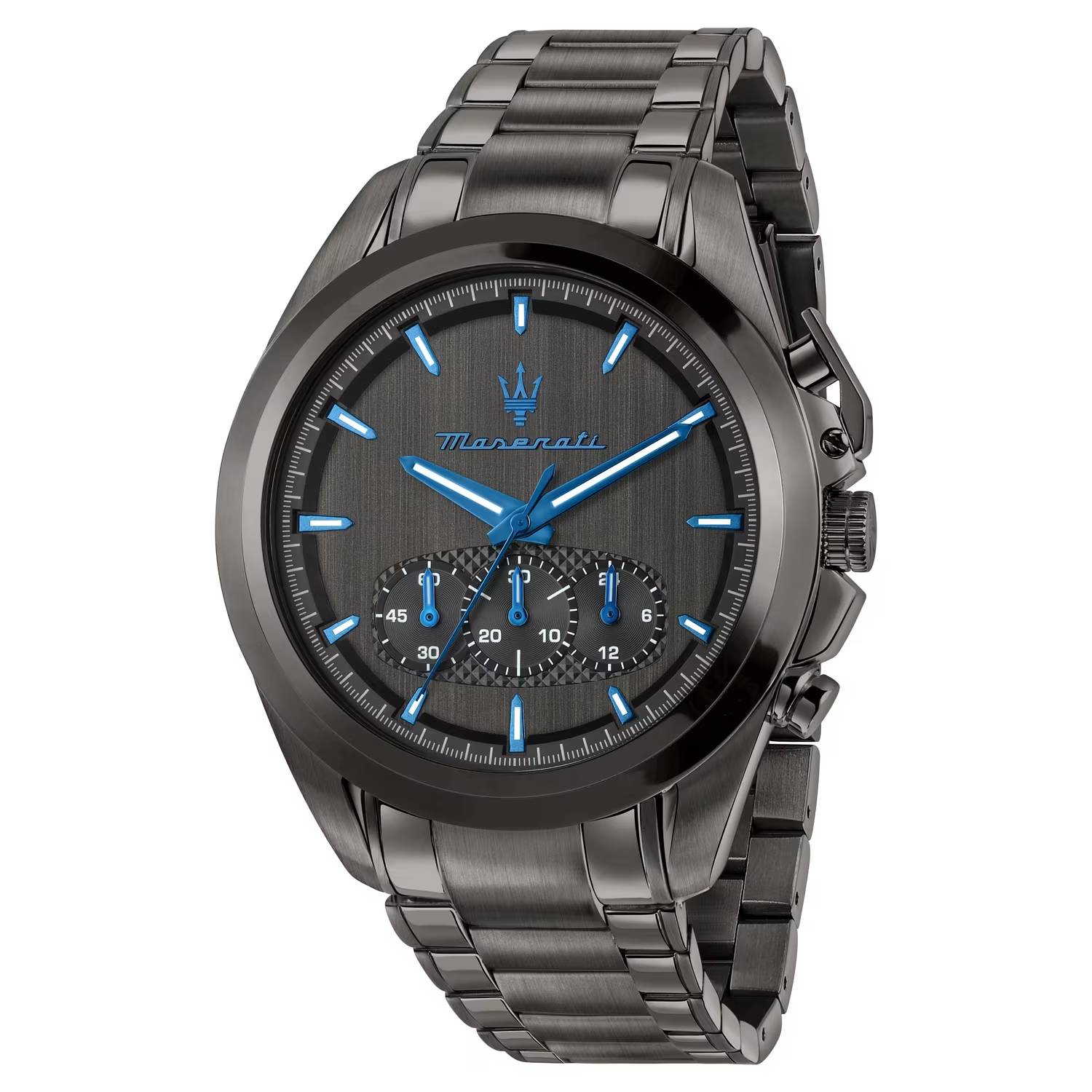 Orologio Uomo Maserati Dark Edition Acciaio Quarzo Nero Data R8873654001