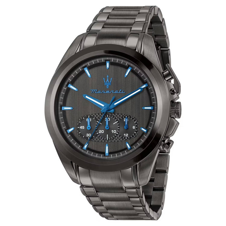 Orologio Uomo Maserati Dark Edition Acciaio Quarzo Nero Data R8873654001