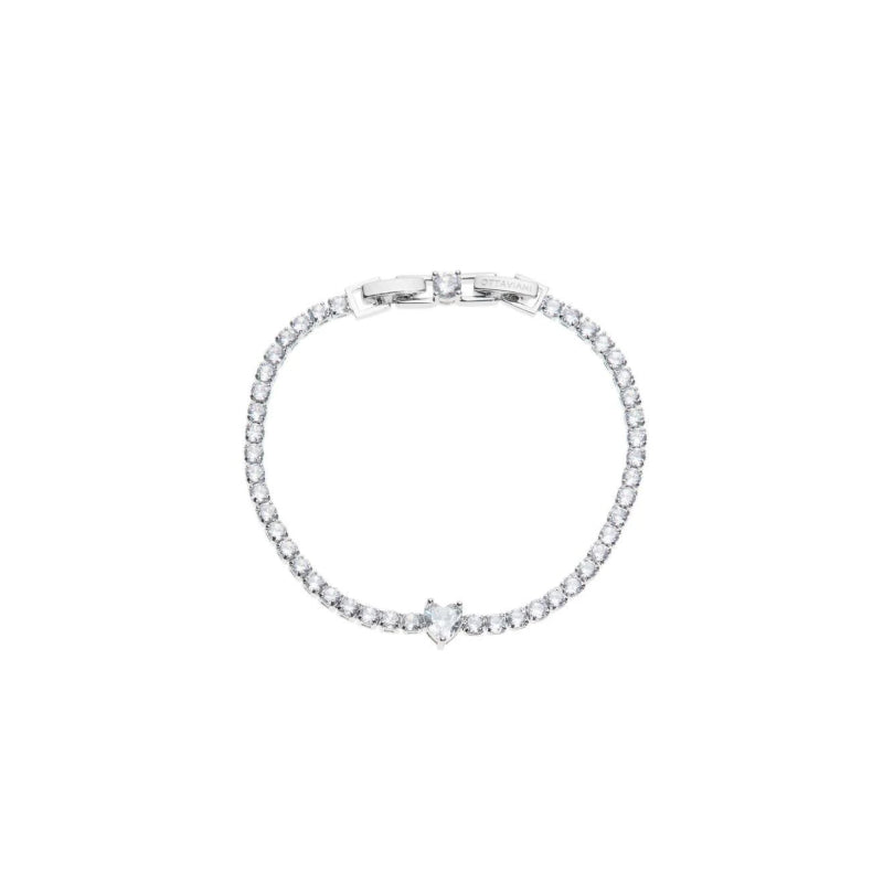Bracciale Donna Ottaviani Tennis Zirconi Bianchi Cuore 501134B