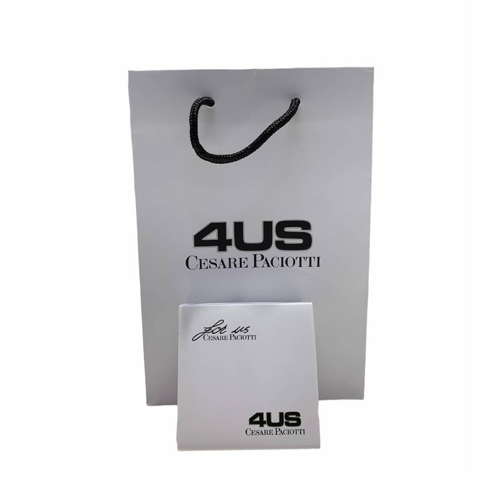 Collana Donna 4US Cesare Paciotti Acciaio Dorato Tennis Zirconi Verdi 3 mm 4UCL5470W