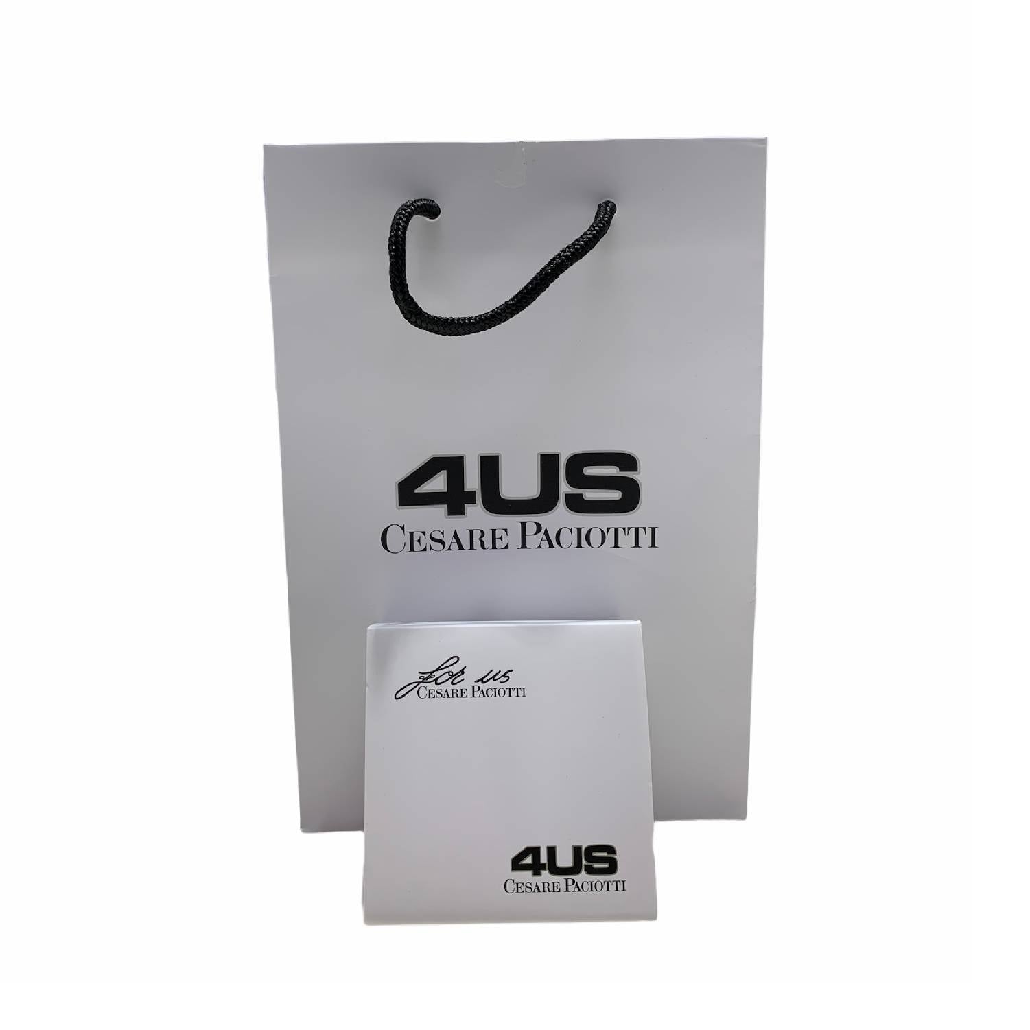 Anello Uomo Acciaio 4US Cesare Paciotti Nero 4UAN4404/22