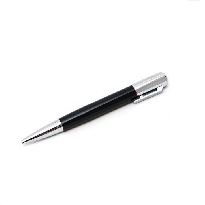 Penna A sfera Rosenthal Nera Argento 13,5 cm RS8555