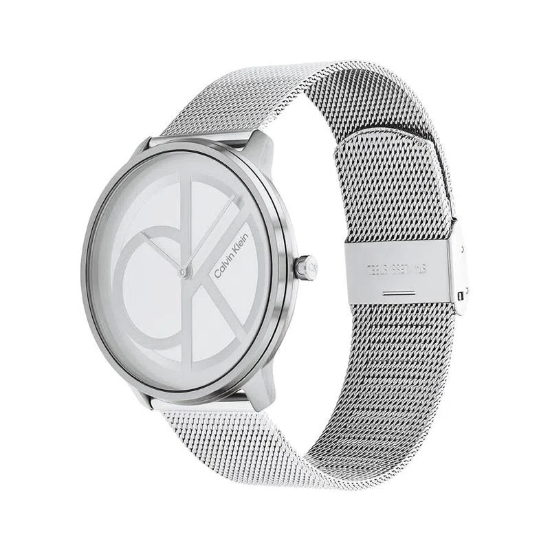 Orologio Uomo Calvin Klein Quarzo Maglia Milano Acciaio CK25200027