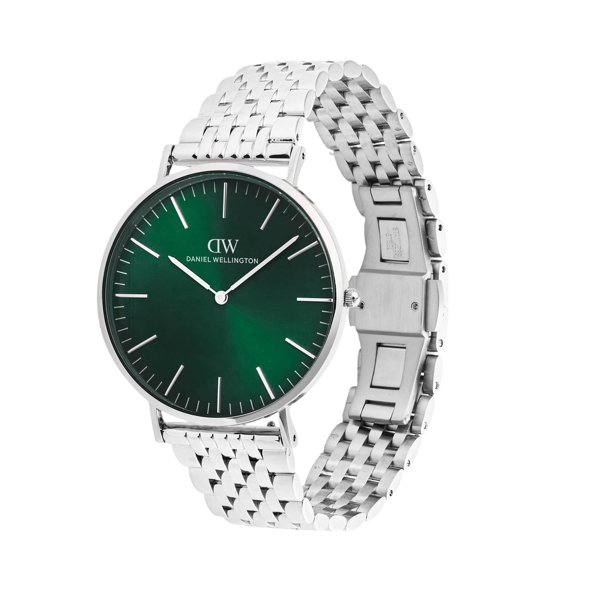 Orologio Uomo Daniel Wellington Classic Link Acciaio Verde DW00101022