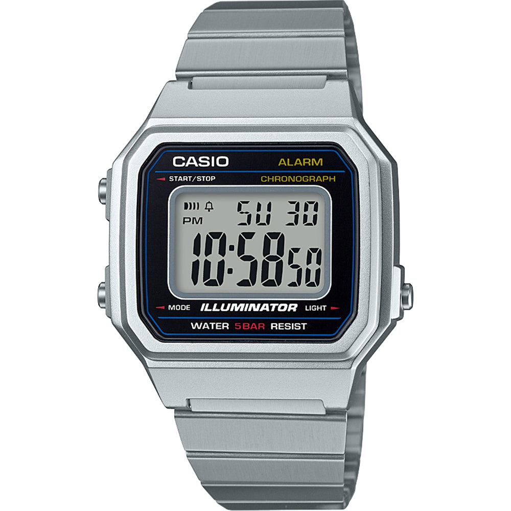 Orologio Uomo Acciaio Casio Digitale Vintage B650WC-1AEF