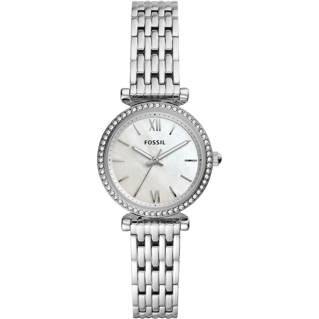 Orologio Donna Fossil solo tempo con ghiera zirconata Carlie Mini