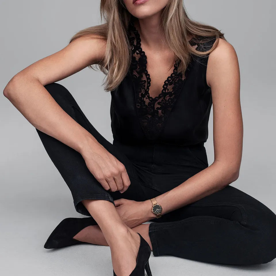 Orologio Donna Daniel Wellington Quarzo Solo Tempo Acciaio Rosè 28 mm DW00100217