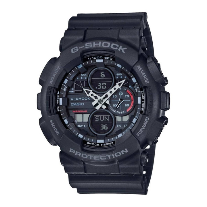 Orologio Uomo Casio G-SHOCK GA-140-1A1ER DIGITALE ANALOGICO Gomma Nero Silicone