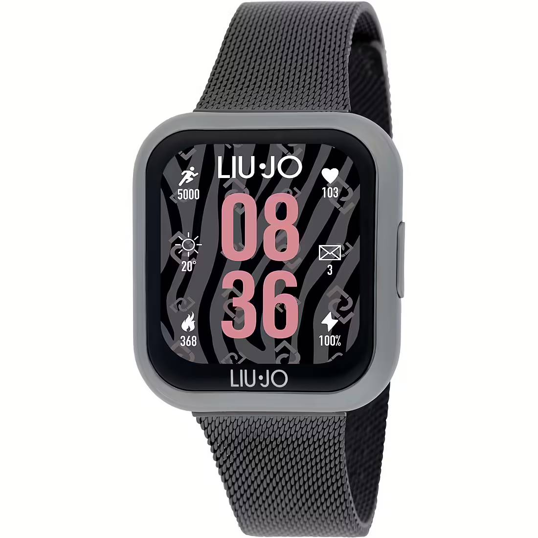 Orologio Unisex Liu Jo Smartwatch Voice Mini Nero Acciaio SWLJ147
