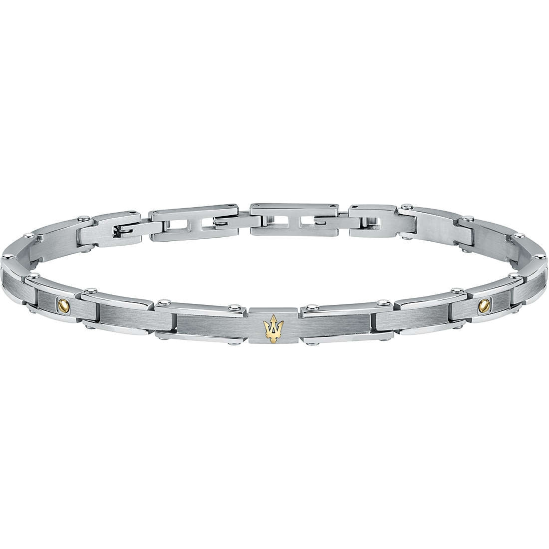 Bracciale Uomo Maserati Acciaio e acciaio dorato  JM421ATK16