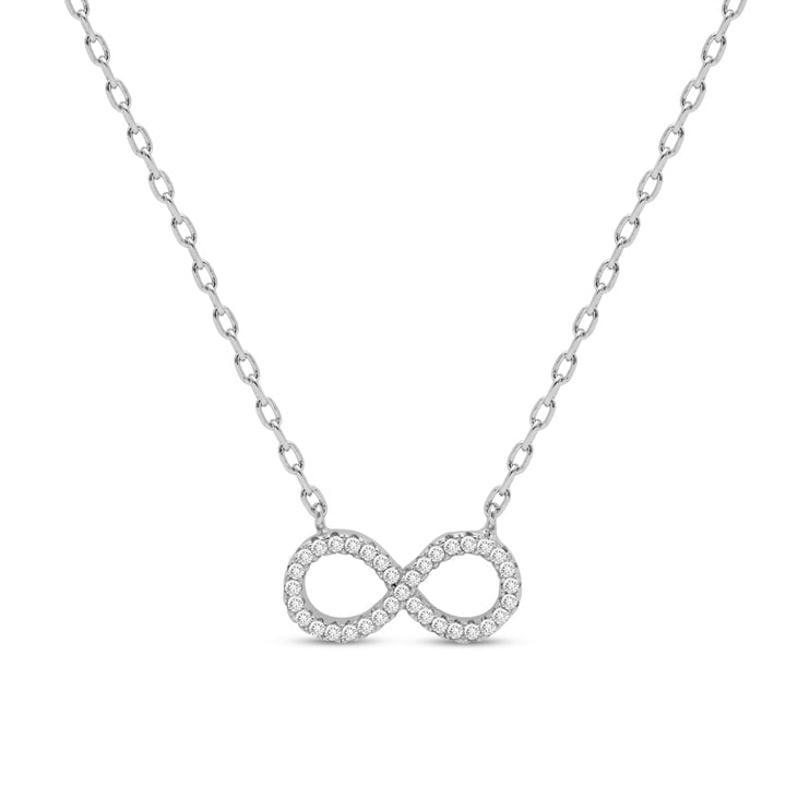 Collana Donna Kurshuni Infinito Argento 925 Zirconi