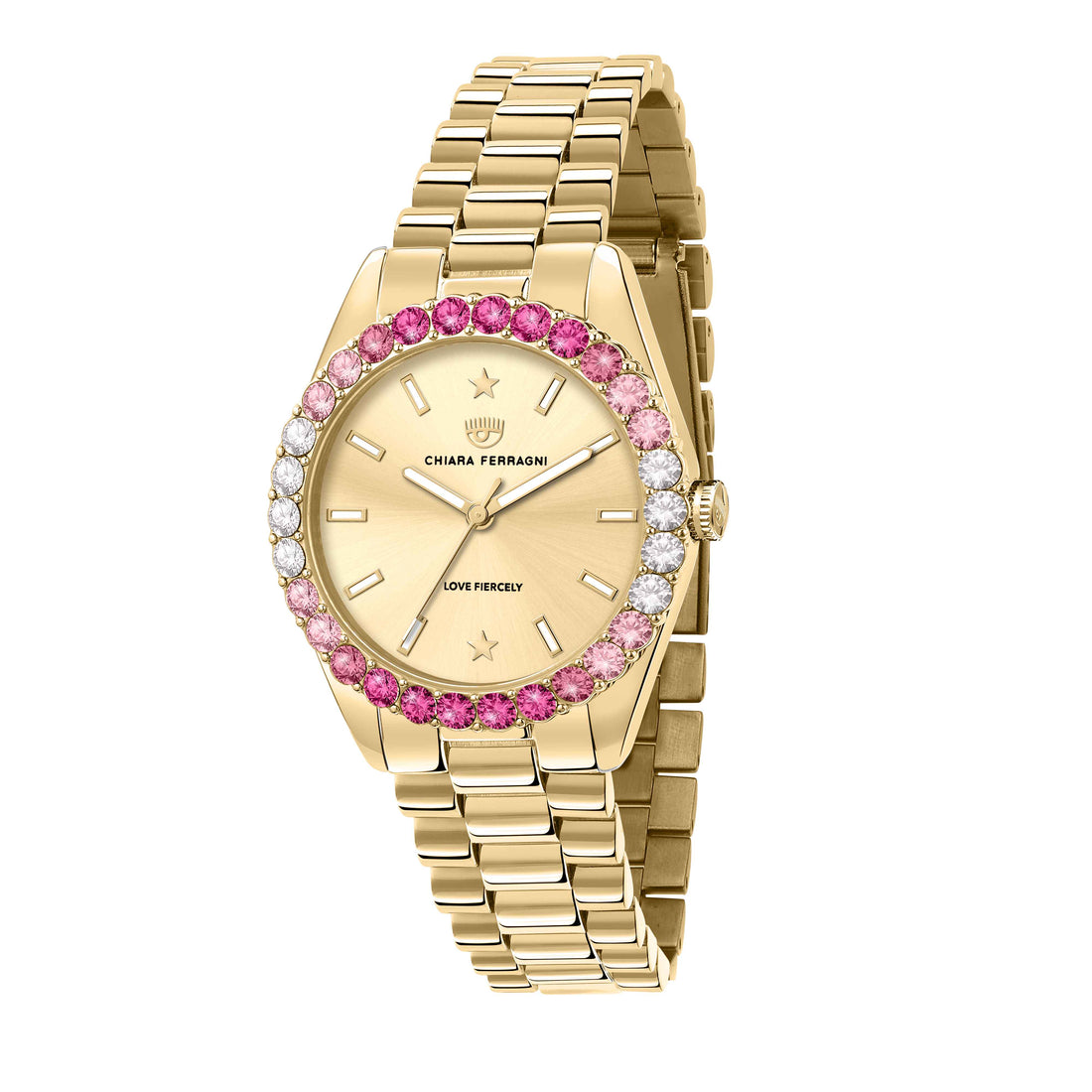 Orologio Donna Chiara Ferragni Quarzo Solo Tempo Acciaio Dorato