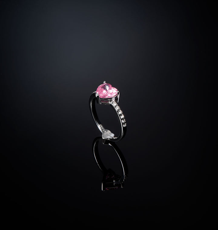 Anello Donna Chiara Ferragni con Zircone Rosa a forma di cuore