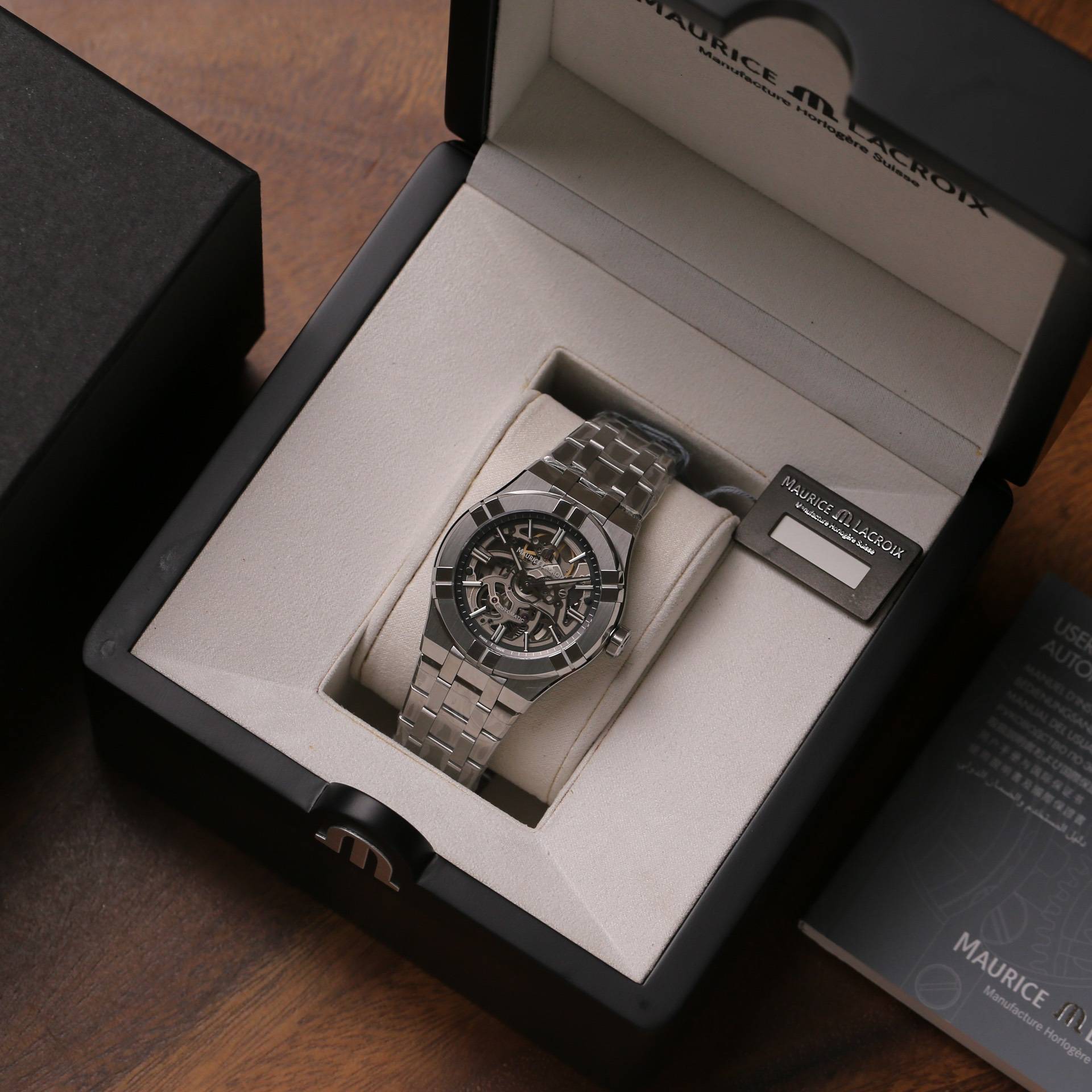 Orologio Uomo Maurice Lacroix Aikon Skeleton Automatico AI6007-SS002-030-1