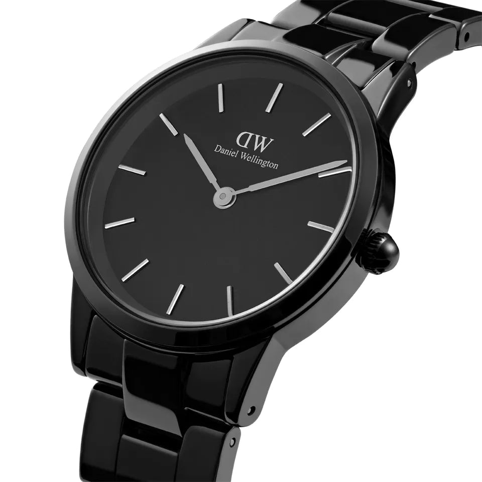 Orologio Donna Daniel Wellington Quarzo Solo Tempo Ceramica Nero 28 mm DW00100415
