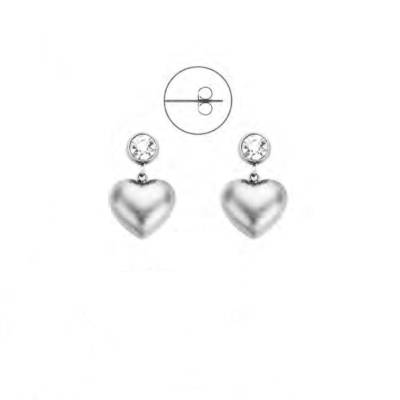 Orecchini Donna 4US Cesare Paciotti Acciaio Cuore 4UOR8098W