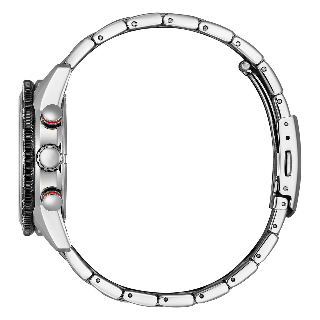 Orologio Uomo Citizen Nero Eco-Drive Cronografo Acciaio Data CA4714-55E