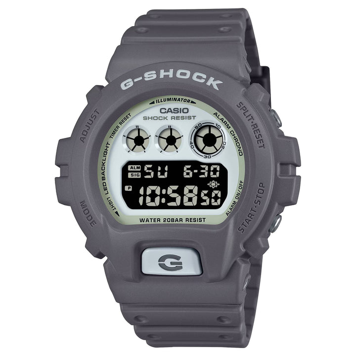 Orologio Uomo Casio G-SHOCK Quarzo Digitale Grigio Bianco DW-6900HD-8ER