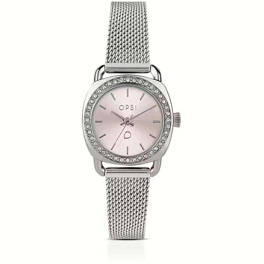 Orologio Donna Ops-Objects Acciaio Zirconi Quarzo Solo Tempo Thiny OPSPW-1007-2950