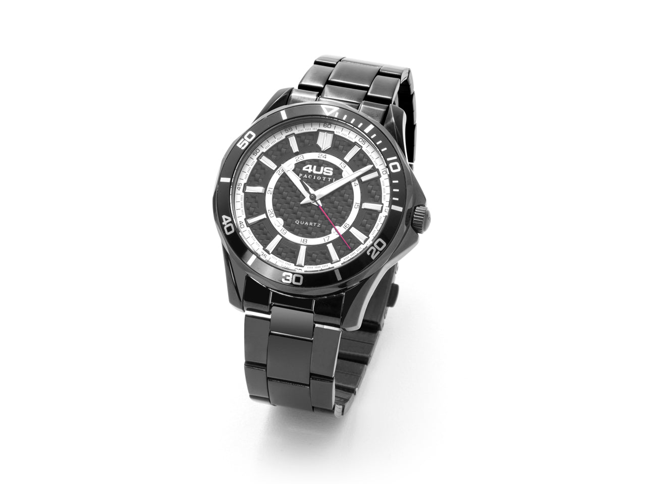 Orologio Uomo 4US Cesare Paciotti Acciaio Nero Quarzo T4LS359