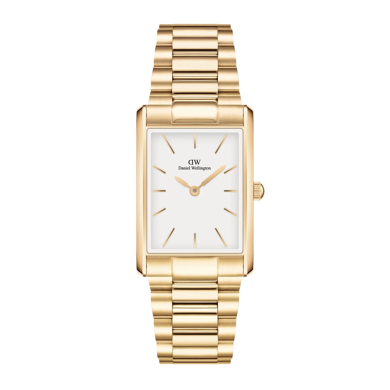 Orologio Unisex Daniel Wellington Acciaio Dorato Bound 3-Link 35x24 mm DW00100703