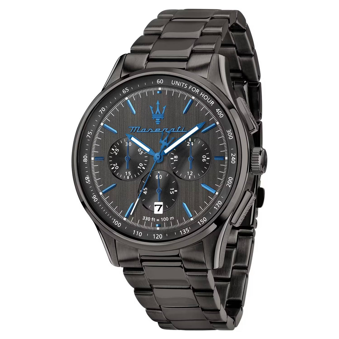 Orologio Uomo Maserati Dark Edition Acciaio Quarzo Nero Data R8873654002