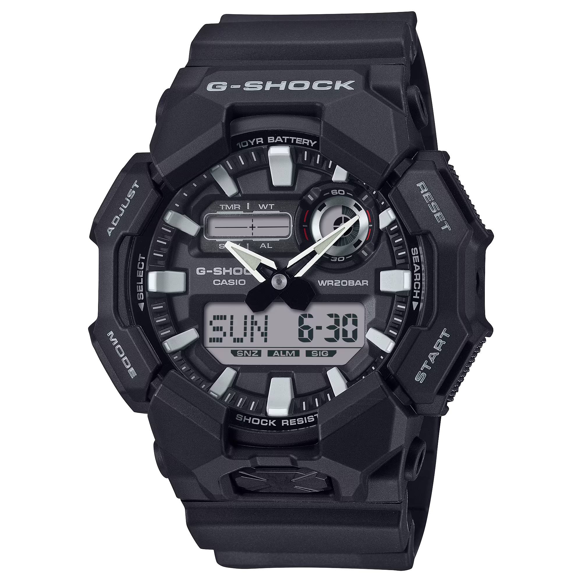 Orologio Uomo Casio G-SHOCK Nero 10 Anni Batteria GA-010-1AER