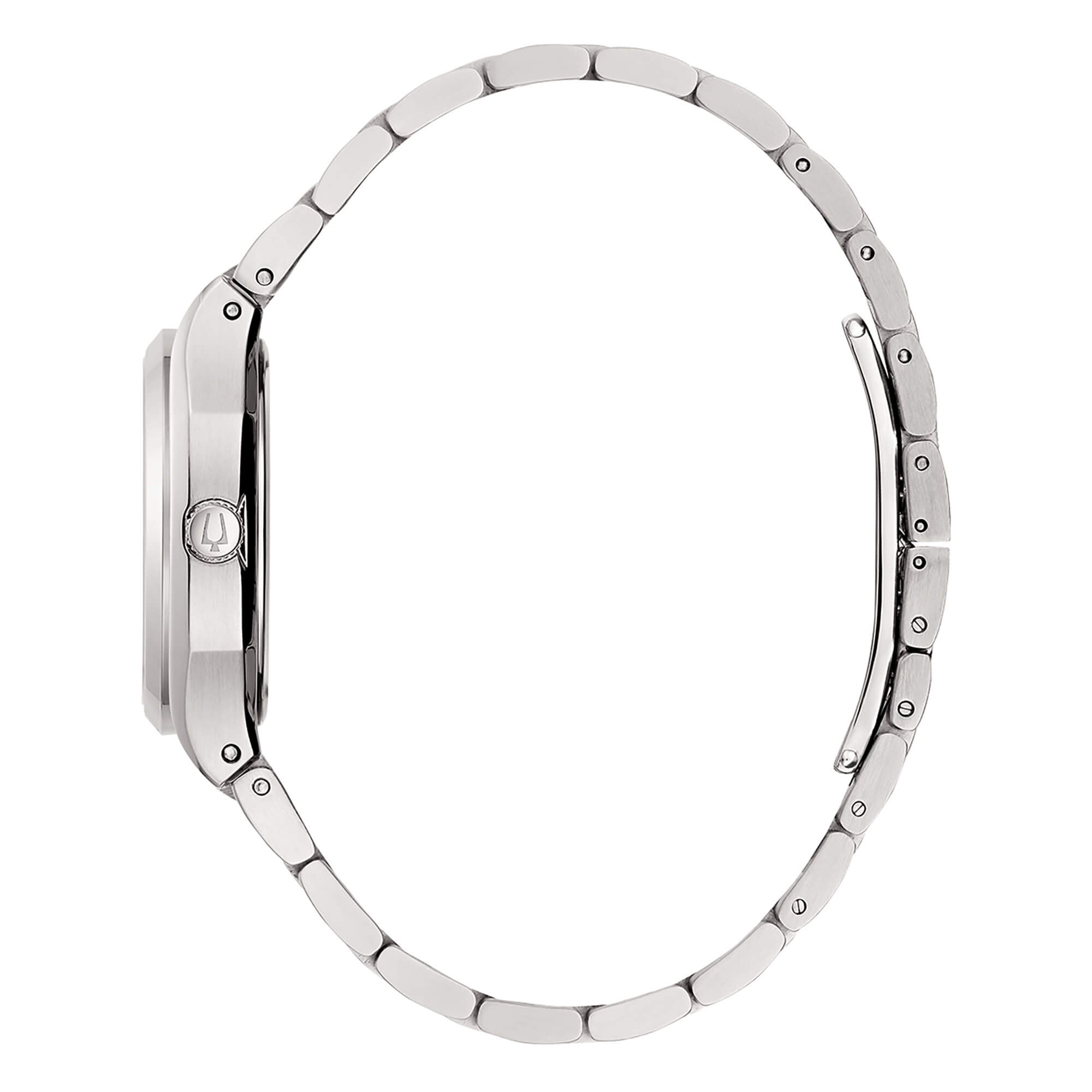 Orologio Donna Bulova Surveyor Lady Quarzo Madreperla Diamanti Acciaio 96P242