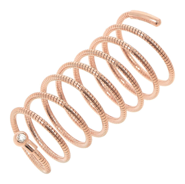 Anello Donna Pesavento Argento 925 Rosè Aspirale Lungo Fascia WDNAA188/M