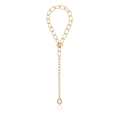 Collana Donna Unoaerre Bronzo Dorato Maglia Anelli Decrescenti 549535