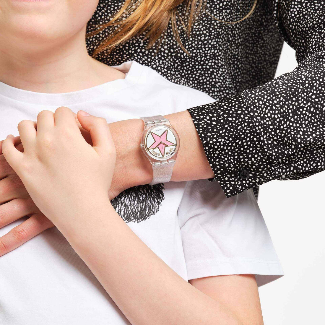 Orologio Donna Swatch Quarzo Rosa You Are Star Festa Rella Mamma SO28Z108
