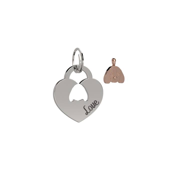 Bracciale Unisex Liu Jo Pets Acciaio Medaglina Per Cucciolo LJP019