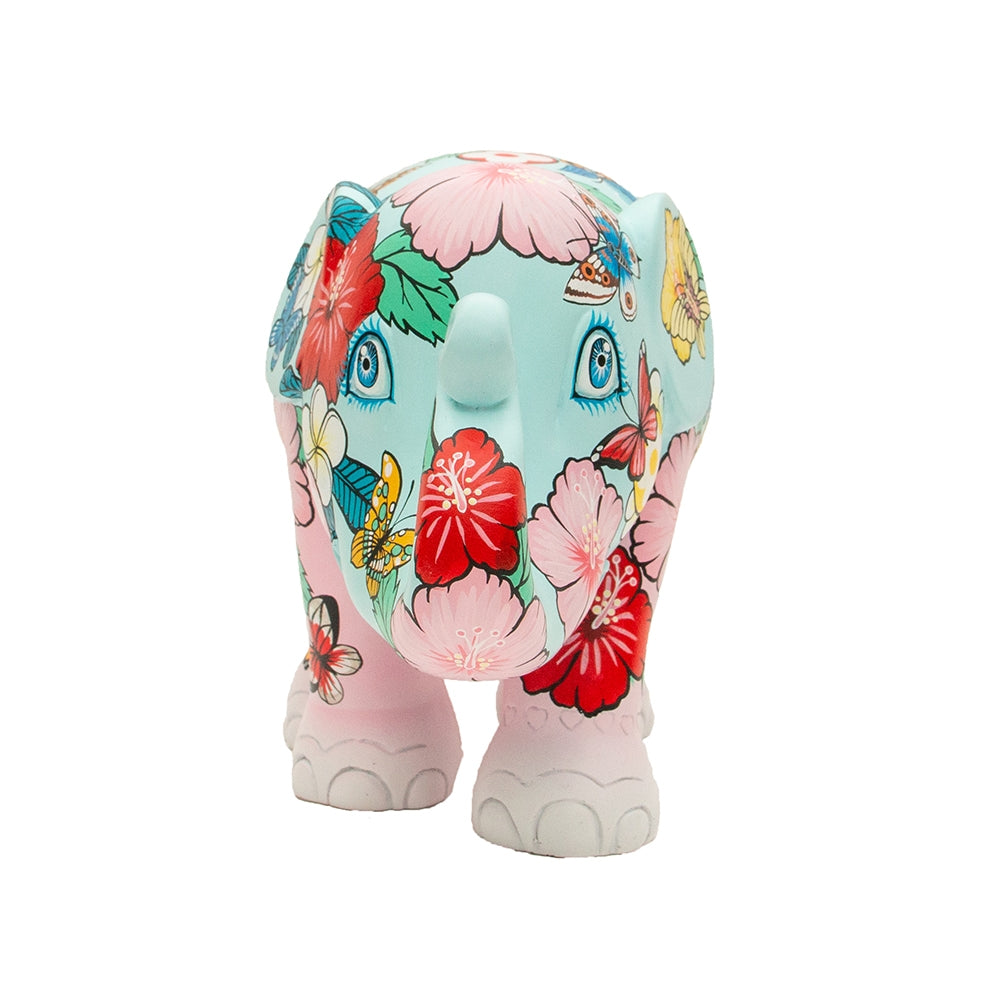 Scultura Elefante Onlylux Beautiful Life 10 cm Resina Dipinto A Mano 8858831261617