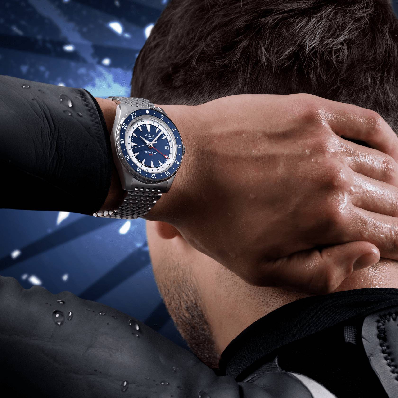 Orologio Uomo Mido Automatico Ocean Star GMT SPECIAL EDITION M02698291804100
