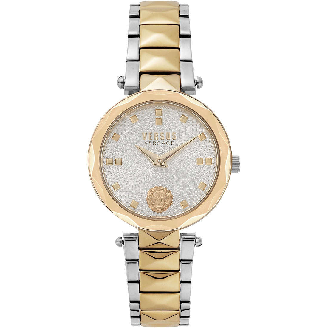 Orologio Donna Versus By Versace Quarzo Solo Tempo Acciaio Bicolore Leone VSPHK0920