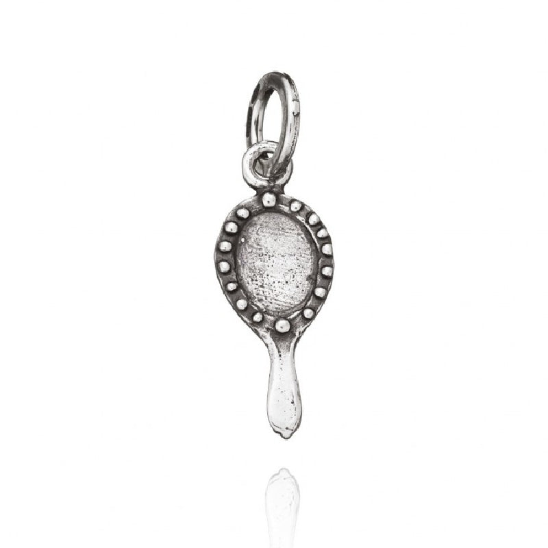 Charm Donna Giovanni Raspini Argento 925 Specchietto Realizzato A Mano 08724