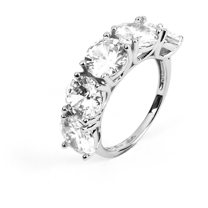 Anello Donna Argento 5 pietre 4UAN4247W/14