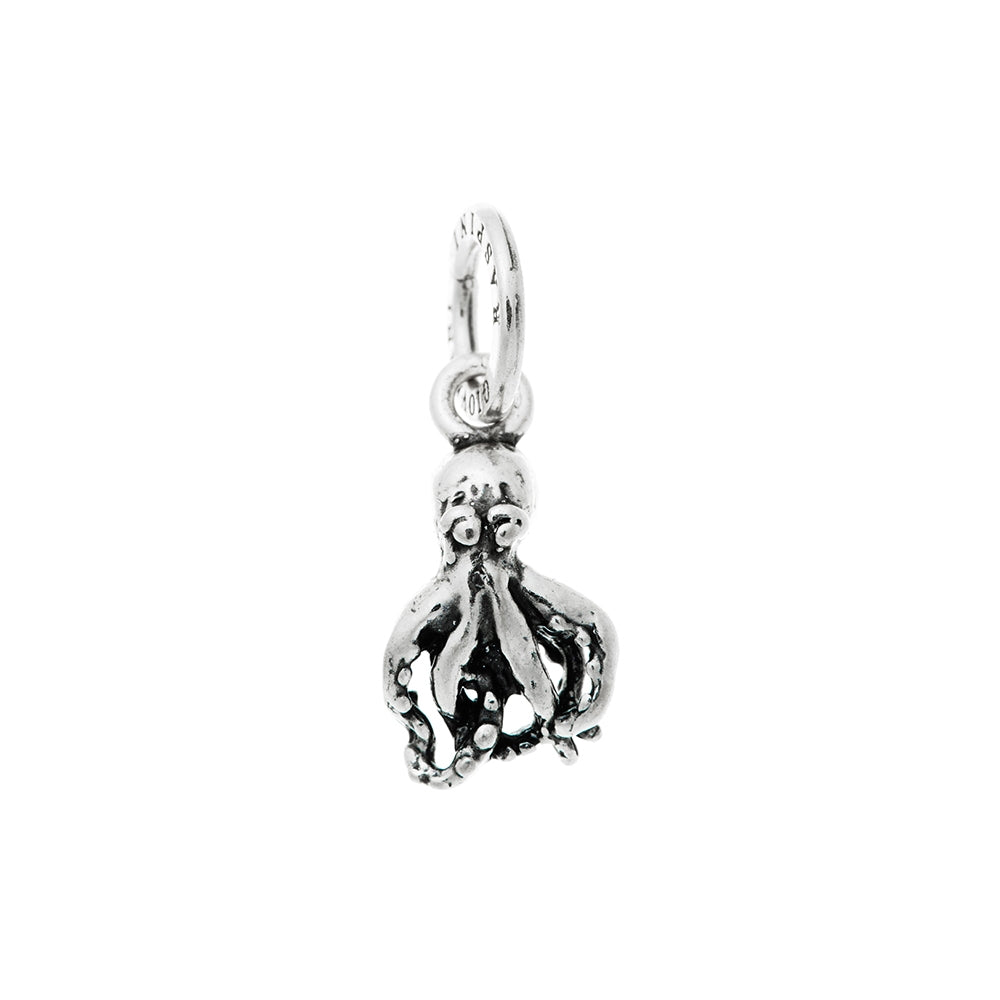 Charm Unisex Giovanni Raspini Argento 925 Polpo Realizzato A Mano 09930