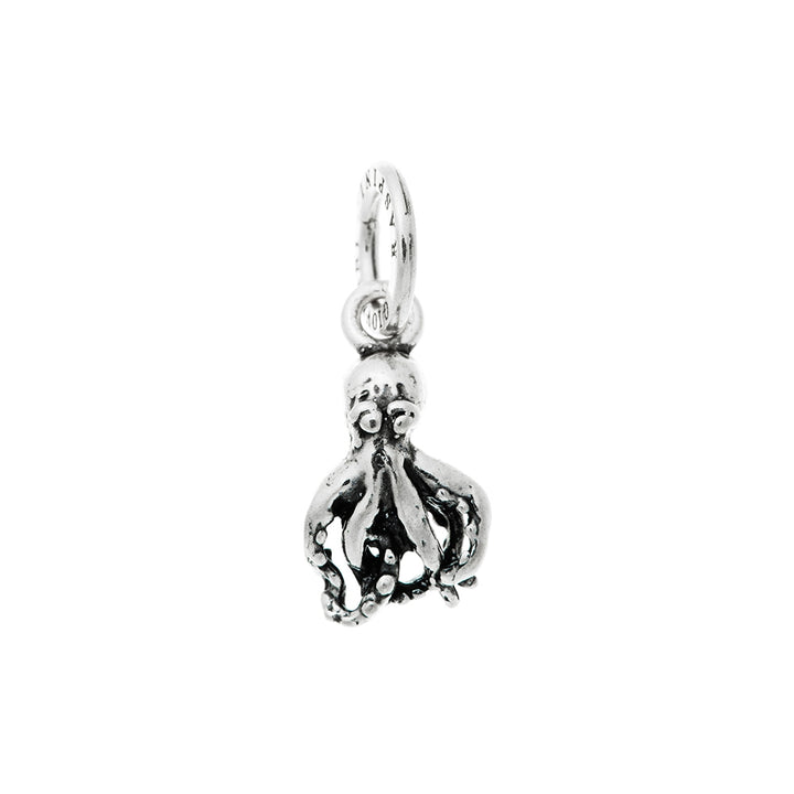 Charm Unisex Giovanni Raspini Argento 925 Polpo Realizzato A Mano 09930