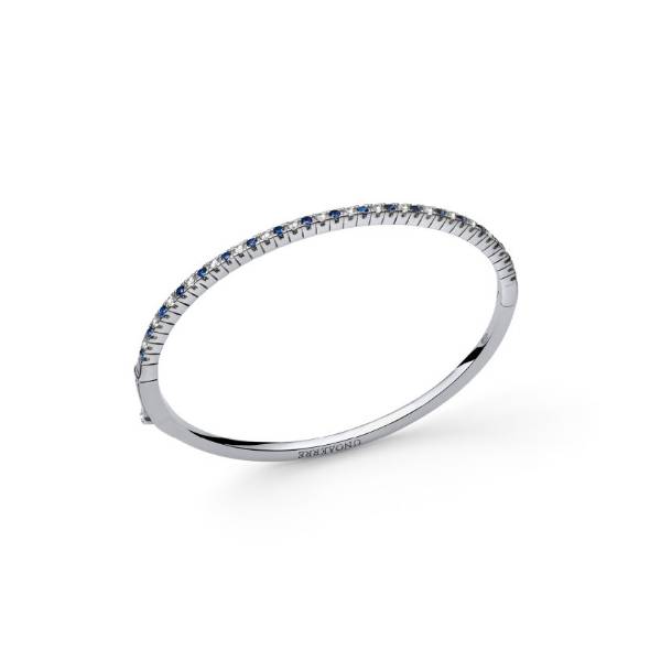 Bracciale Donna Unoaerre Rigido Bianco Blu 587090