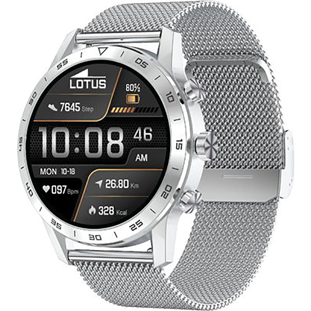 Orologio LOTUS  Smartwatch Cinturino Acciaio Milano e cinturino gomma
