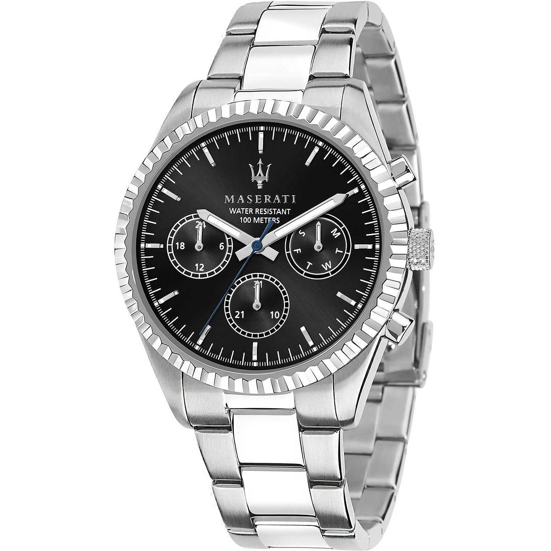 Orologio Uomo Maserati Multifunzione Quarzo Acciaio Nero R8853100023