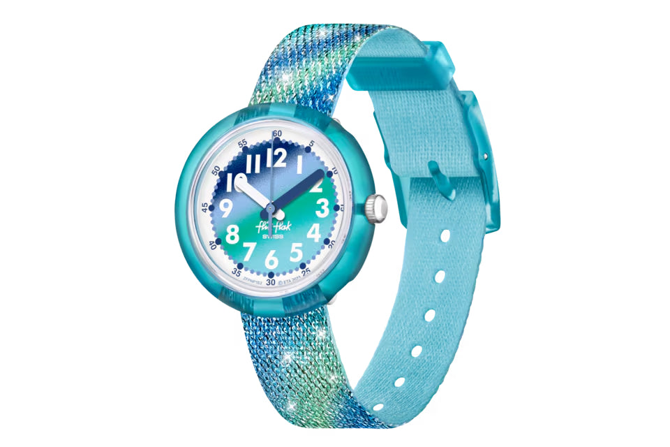 Orologio Bambina Swatch Flik Flak Frozen Rainbow Azzurro ZFPNP153