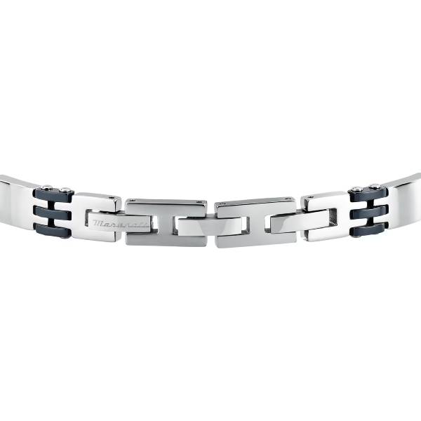 Bracciale Uomo Maserati Acciaio Ceramica Blu JM426ATZ104