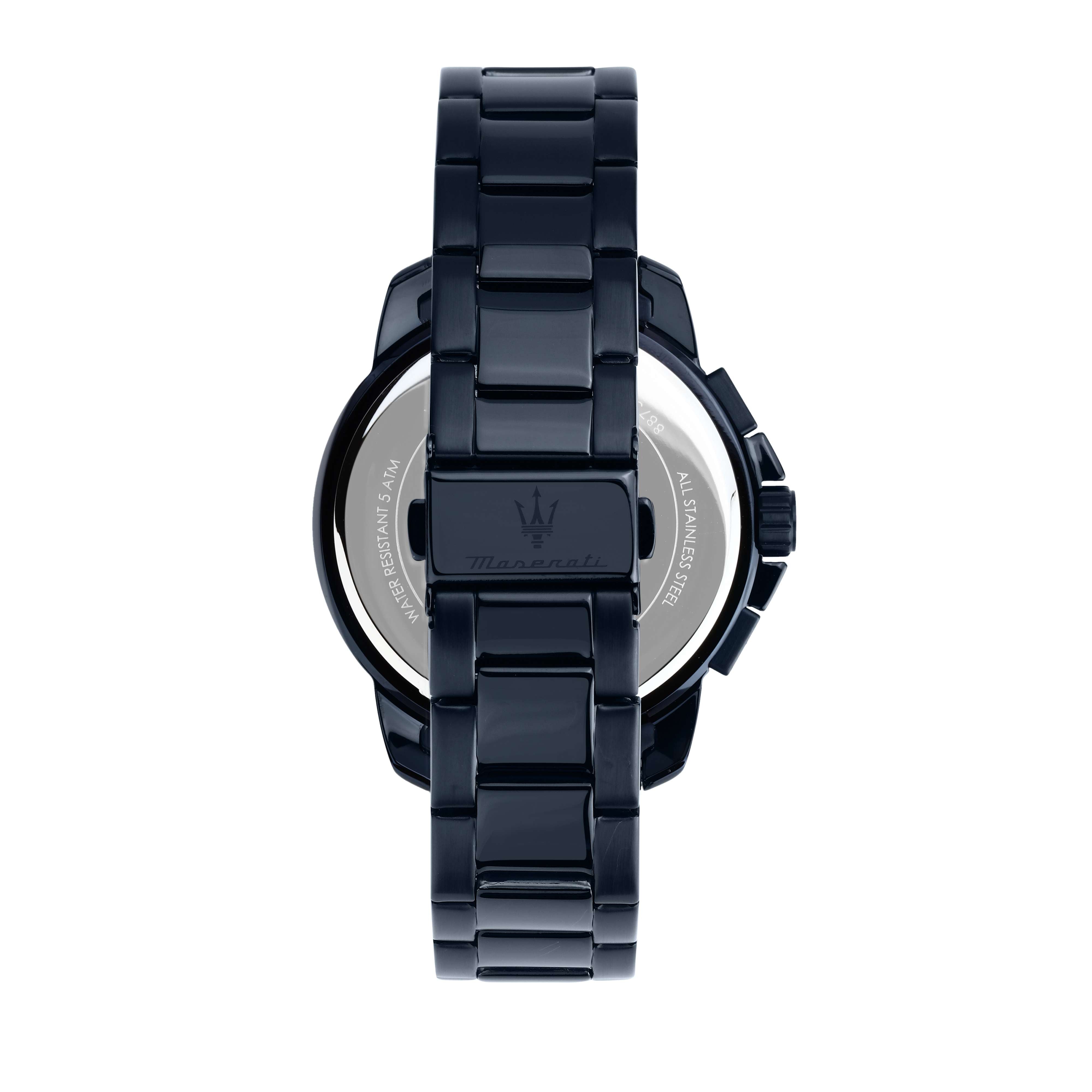 Special Box Orologio Bracciale Uomo Maserati Acciaio Blu PVD Dorato R8873621042