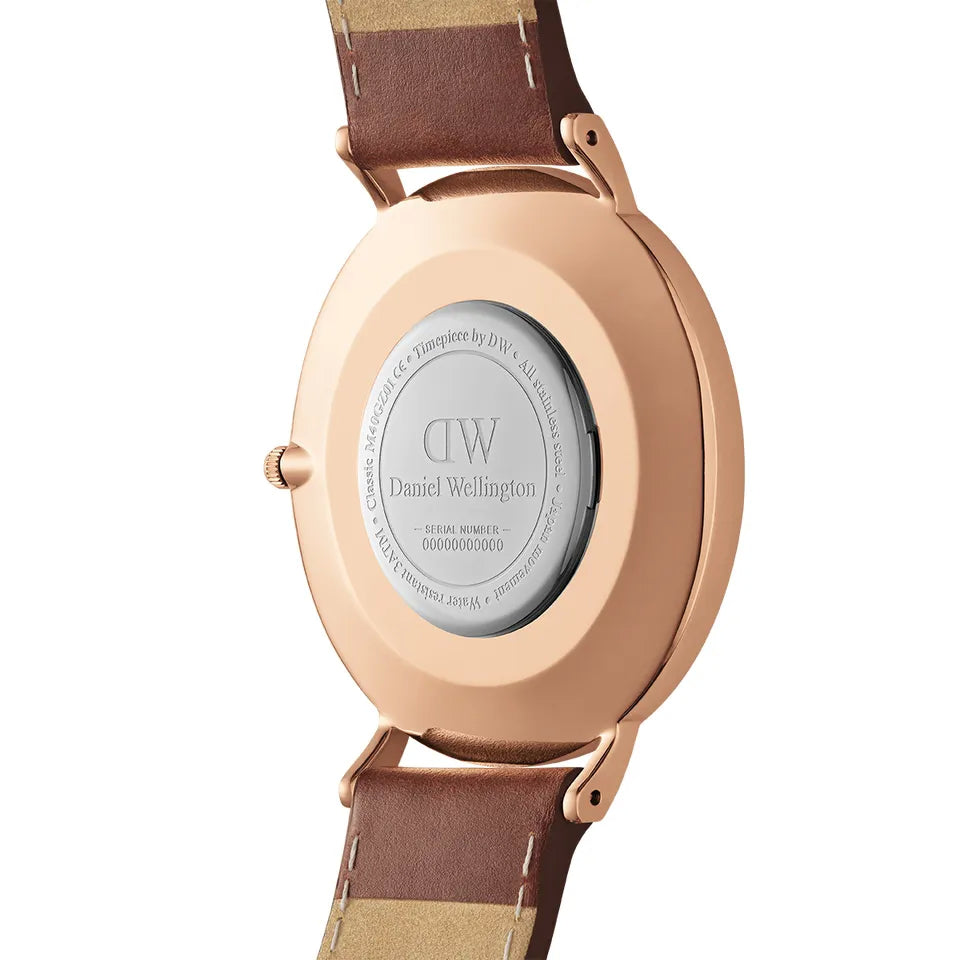 Orologio Uomo Daniel Wellington Quarzo Acciaio Rosè Cioccolato 40 mm DW00100627
