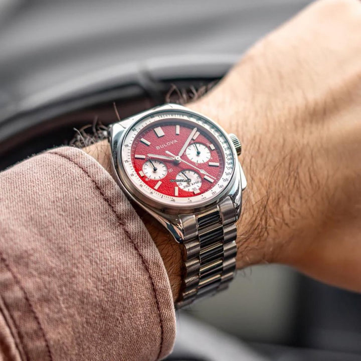 Orologio Uomo Bulova Lunar Pilot Edizione Speciale Luna Rossa 96A316