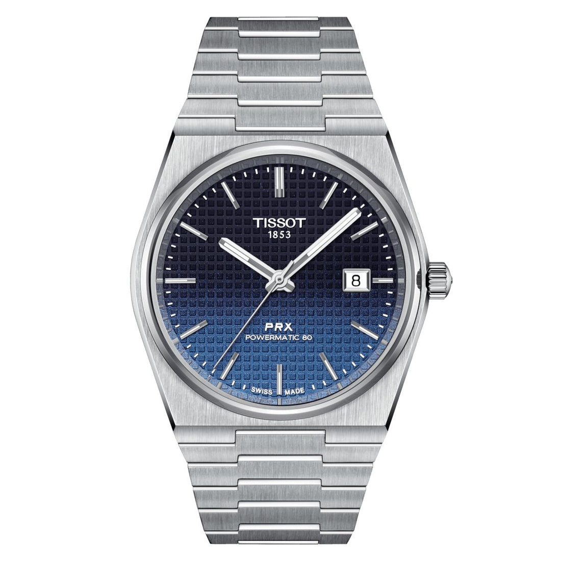Orologio Uomo Tissot Prx Blu Nero Viola Camaleonte Powermatic 80 T1374071105101