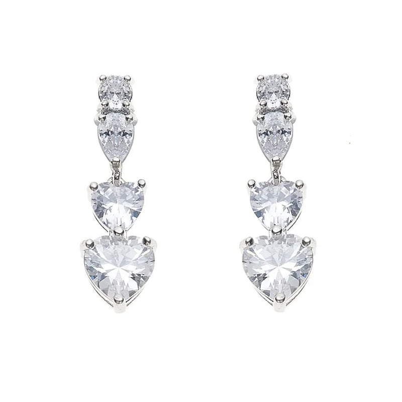 Orecchini Donna Ottaviani Pendenti Zirconi Bianchi Elegance 501132O-2